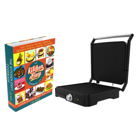 KITCHEN ENVY COOKBOOK & INDOOR GRILL BUNDLE DEAL