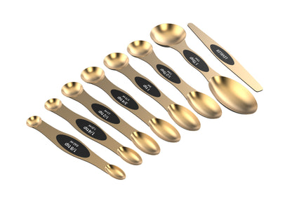 Brass Magnet Measuring Spoon Set