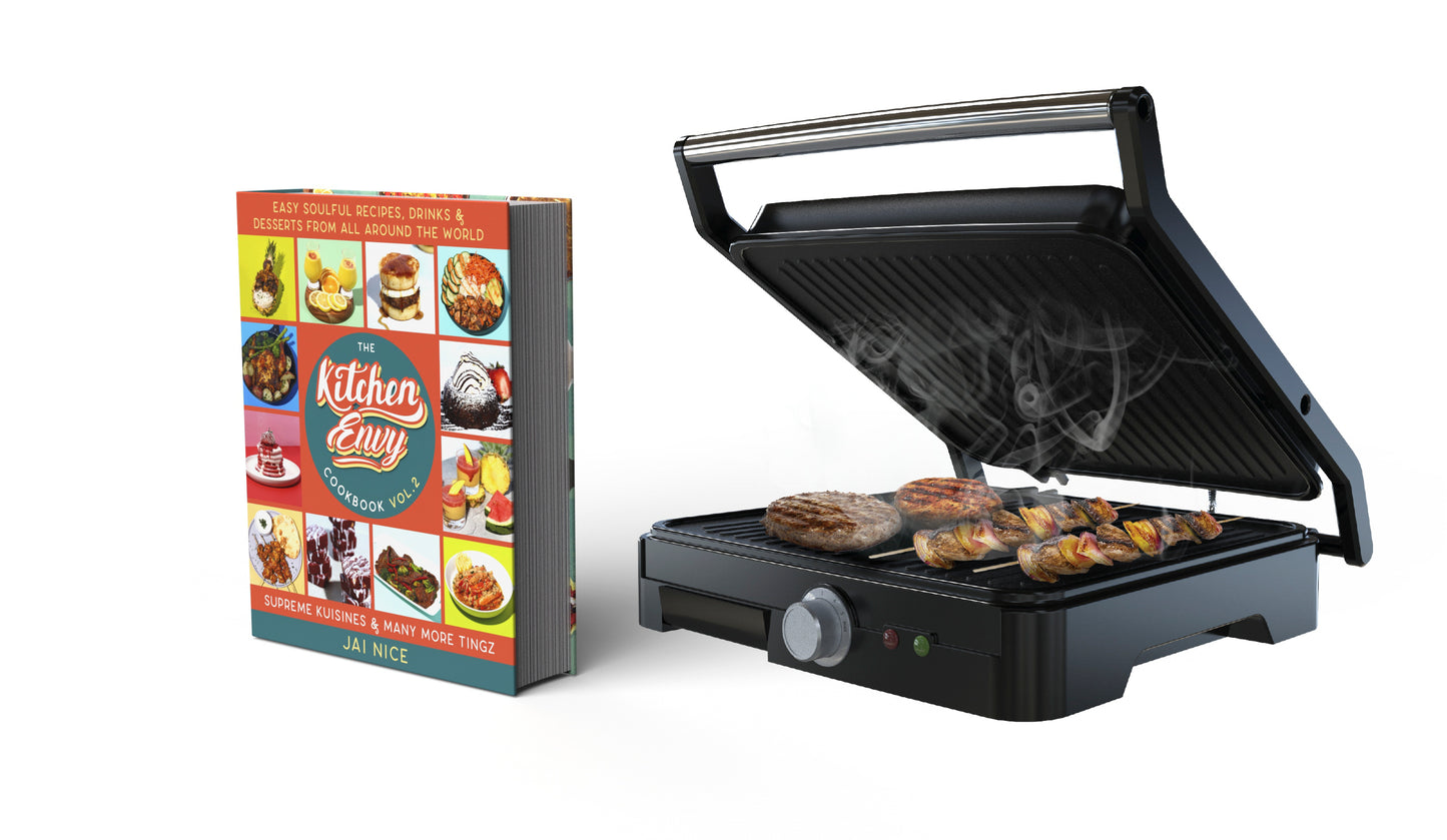 KITCHEN ENVY COOKBOOK & INDOOR GRILL BUNDLE DEAL